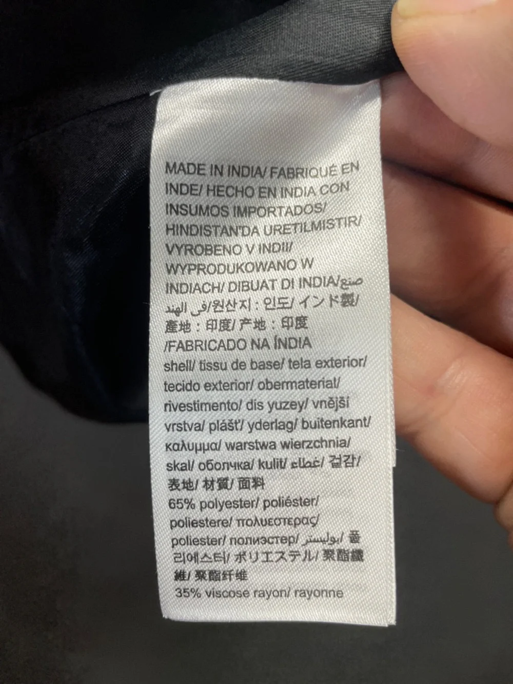Calvin Klein Men's Black Tailored Dress Vest